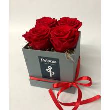 Forever Rose red in a box 4 pieces