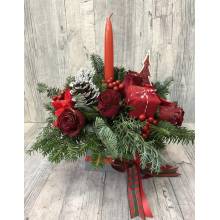 Christmas arrangement red in box